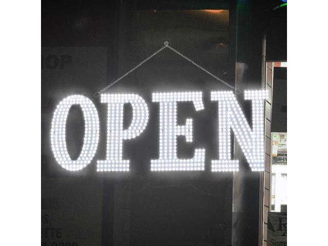 Open Signs for Business,30x10 inch Ultra Bright Open Sign Led for Window Wall Door w/Remote Control Bar Cafe Salon Barber Resturant Retail Store