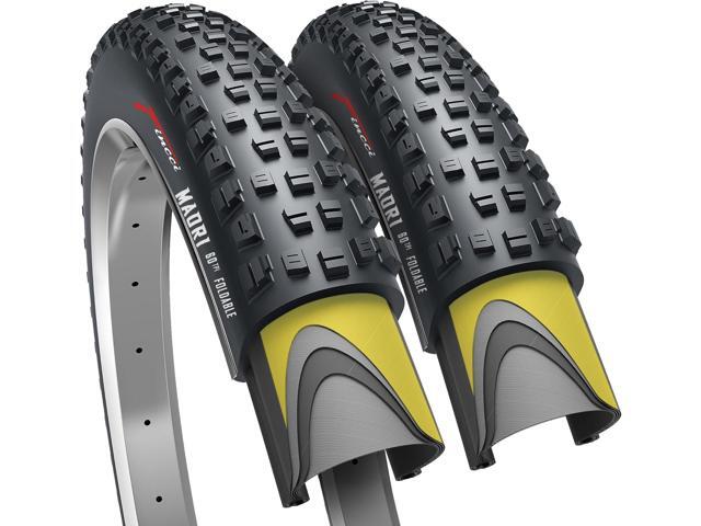 29 x 2.25 Mountain Bike Tires - Foldable Tyre 57-622 with 1mm Anti Puncture Folding 29 inch Bicycle Tyres, Accessories for Mountain, Enduro,.