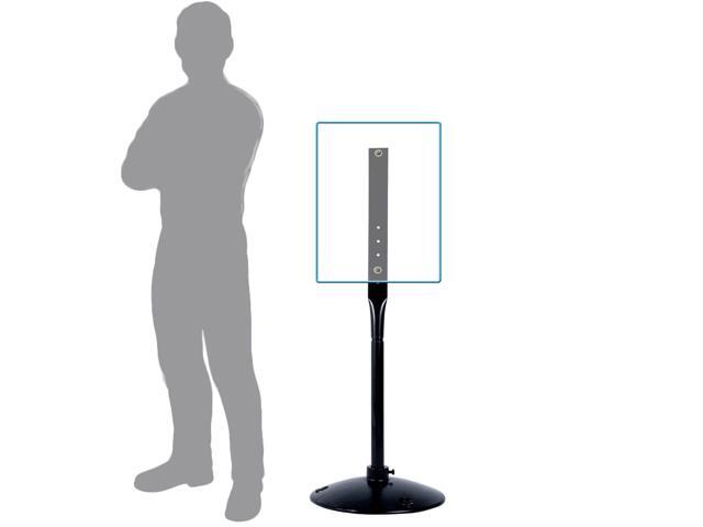 Cast Iron Sign Stand with 14' Dia Base 48' Tall Heavy Duty Pedestal Post Sign Holder for No Parking Street Signs, Handicap Parking Sign, etc. Comes.