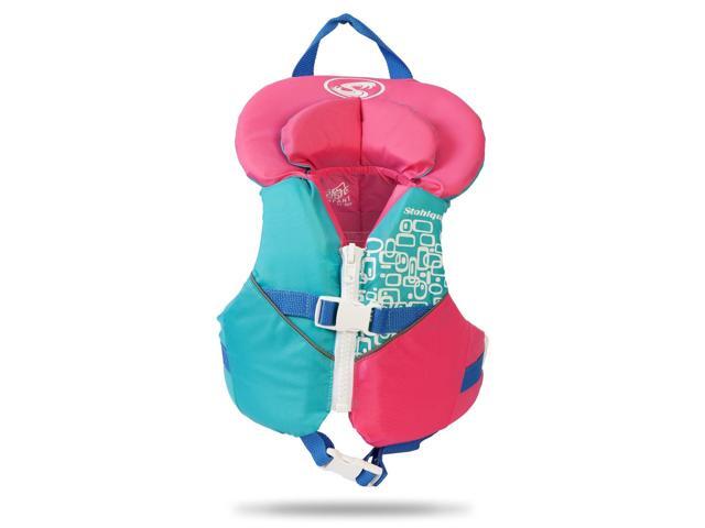 Infant Life Jacket, US Coast Guard Approved, Type II Life Vest (20-30 lbs) for Babies and Toddlers, Support Collar with Grab Handle, PFD for Pools,...