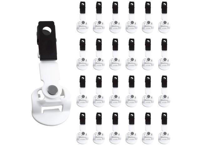 White Universal Clip for Vocera B3000 (25 Pack) Vocera Communications Badge B3000 Matches Vocera Part Number 230-01985