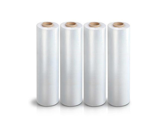 Stretch Film Hand Bundling - Clear, 18' x 1200ft, 60 Gauge, 4 Pack, Industrial Heavy Duty Shrink Wrap for Packing, Shipping, Pallet and Moving...