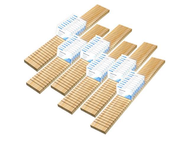6 Pcs Wooden Name Badge Holder ID Badge Tray Organizer Name Tag Holders Note Card Organizer Plate Table Holders Sign Decor for Office Business,.