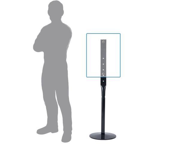 Heavy Duty Cast Iron Sign Stand - 48' Tall Pedestal Sign Holder with 12' Base - Outdoor Metal Parking Sign Post for Street, Business & Driveway -.
