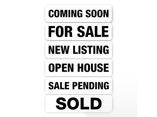 Real Estate Sign Riders Set of 6 Aluminum (Metal) Printed Signs with Different Messages for Real Estate 24x6 Inches White with Black Text