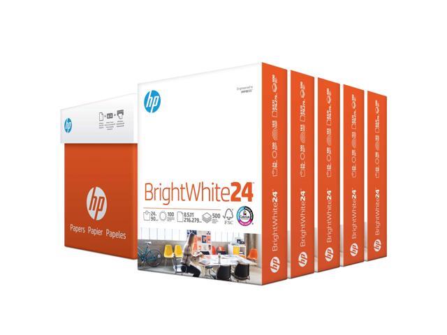 8.5 x 11 Paper BrightWhite 24 lb 5 Ream - 2500 Sheets 100 Bright Made in USA - FSC Certified 203000C