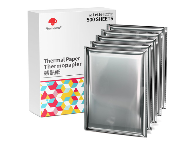 Thermal Printer Paper 8.5' x 11' Compatible with M08F-Letter, A285M, M832, M832D, M834 Inkless Portable Printer, Advanced Thermal Printing, Thermal...