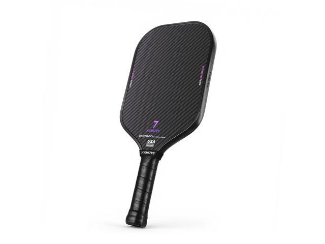 USAPA Approved Pickleball Paddle 6-Layer T800 Carbon Fiber 16mm Thermoformed Pickleball Racket with High Spin & Extended Grip, Professional.