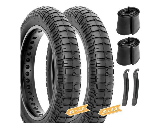 Ebike Fat Replacement Tire: 20x4.0/20x4.5/20x5.0/26x4.0 Inch Heavy Duty Wear-Resistant Folding Electric Fat Tires, All-Terrain High-Density Bicycle...