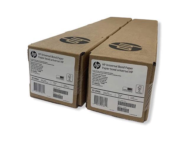 Wide Format Universal Bond Paper 24 in x 150 ft, 2 Roll Bundle 4.2 mil - 80 g/m² (21 lbs) 2' Core - Q1396A-2R