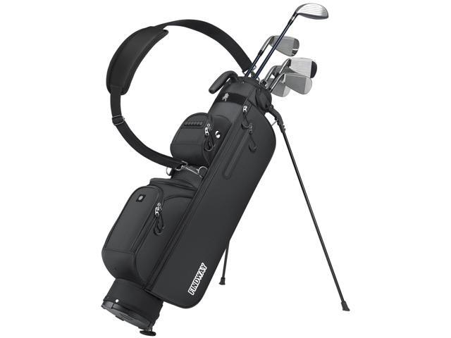 3 Way Small Golf Bag Lightweight Pitch and Putt Golf Bag with Stand, Adjustable Dual Straps, Golf Stand Bag for Extra Storage in a Smaller Size,.