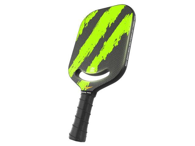 Ascent Pickleball Paddles Carbon Fiber Pickleball Racket with Aero Throat Textured Grit Surface Hexa Polymer Core Designed for Swing Speed...