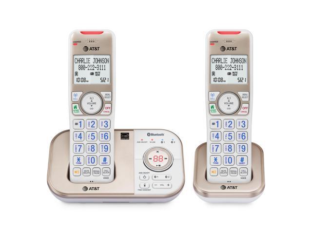 BL3112-2 2-Handset DECT 6.0 Cordless Phone for Home with Bluetooth Connect to Cell, Smart Call Blocker, Answering Machine, Caller ID, Expandable up.