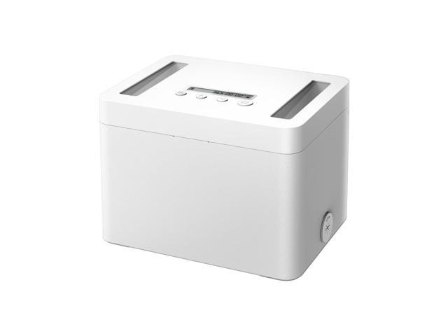 Metal Timed Lock Box, Made of Aluminum Alloy, 365 Days Locking Time, Extendable Time, Audio Alert, Child-Access Control, 2-Way Power Supply, Timed...