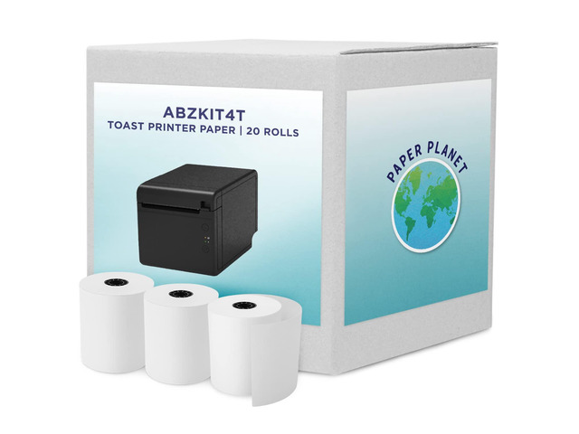 Thermal Paper for Toast TP200 Printer 20 Rolls Thermal Receipt Paper, Compatible with Toast TP200 Printer