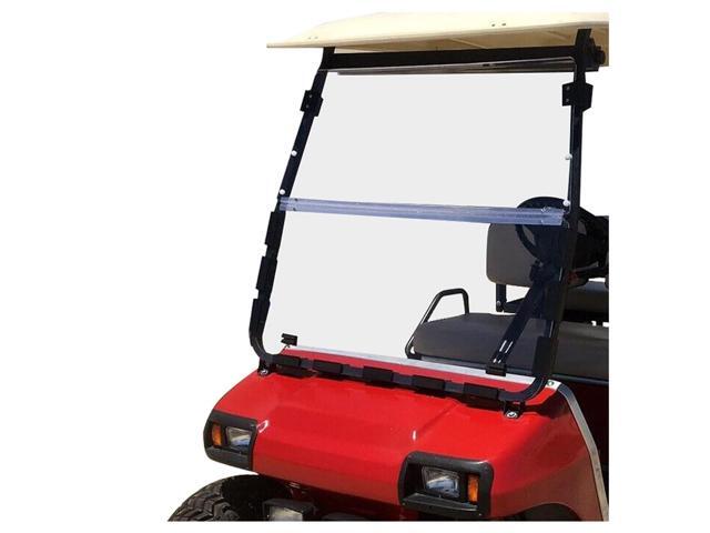 Clear Windshield Compatible with 2000.5-UP Club Car DS Golf Cart Fold Down