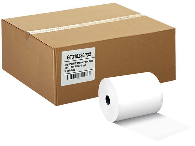 (32) Thermal Paper Receipt Roll Clover Station Solo Duo TM-T88 T20 T90 Bixolon SRP-350 370, POS/Cash Register Paper, BPA Free, 3.125 x 230 ft, 32...