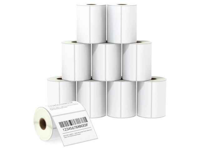 4' x 3' (102 mm x 76 mm) Shipping & Multipurpose Labels Compatible with Zebra & Rollo Label Printer,Premium Adhesive & Perforated [10 Rolls, 5000...