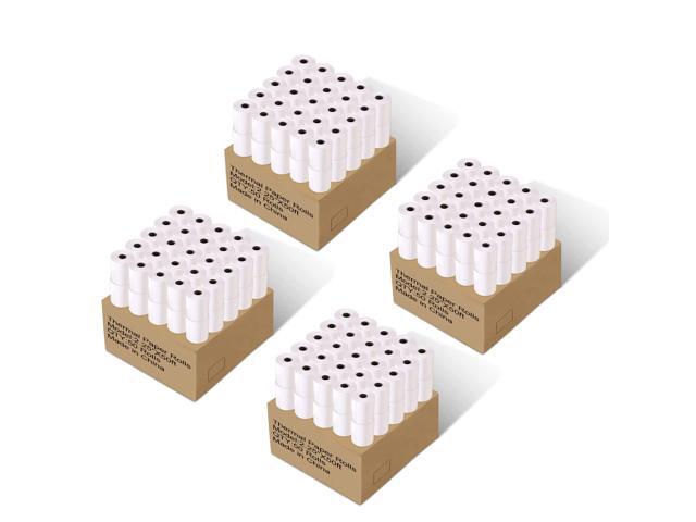 2 1/4 x 50 Thermal Paper Receipt Rolls 2.25 x 50 ft Receipt Paper POS Cash Register Fits Credit Card Terminals Verifone (200 Rolls)
