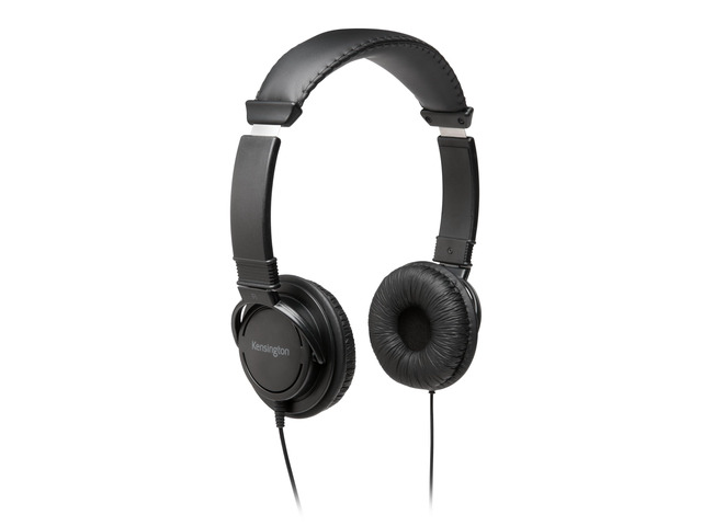 Classic EQ 3.5mm Headphone, 6 ft (1.8m) Nylon Braided Cord, for School, Kids, Adults, Padded Adjustable Headband, Black (K97602WWB)
