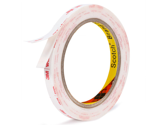 3M Double Sided Tape 0.39in X 9.85ftHeavy Duty Removable Mounting Tape, Picture Hanging Adhesive Strips