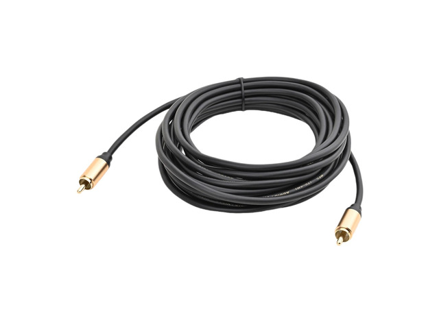 Upgraded Audio Video Cable,RCA Coaxial Cable with Male to Male 24K Gold Plated Plug,Video/Audio AV Extension Shielded Cord for Subwoofer Rear View...