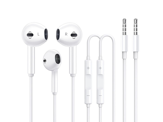 2 Pack Apple Earbuds [Apple MFi Certified] Headphones Earphones with 3.5mm Wired in Ear Headphone Plug(Built-in Microphone & Volume Control)...
