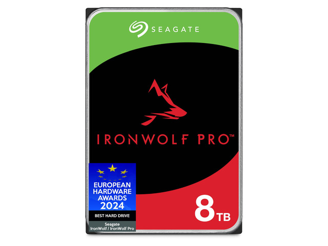 Seagate IronWolf, Pro 8TB, Enterprise Internal NAS HDD CMR 3.5 Inch, SATA 6GB/s, 7,200 RPM, 256 MB Cache for RAID NAS - Frustration Free Packaging...