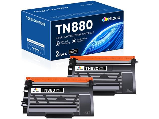 TN880 TN-880 Toner Cartridge Black Replacement for Brother TN-880 TN880 MFC-L6900DW HL-L6200DW HL-L6250DW Printer Ink, TN8802PK Super High Yield