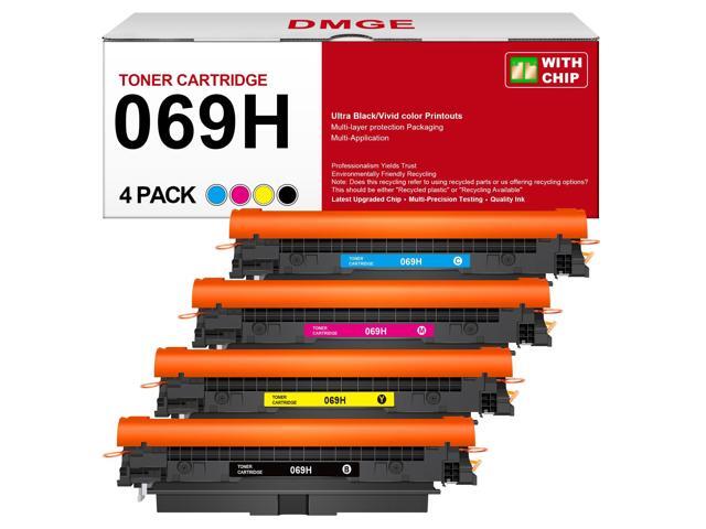 069H Toner Cartridges Set 4 Pack Replacement for Canon 069 069H High Yield Compatible for Canon Color ImageCLASS Mf753cdw MF751Cdw MF752Cdw.