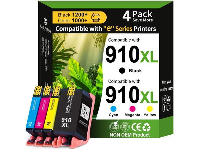 910XL Ink Cartridges Combo Pack Replacement for HP 910XL Ink Cartridges Compatible with HP OfficeJet Pro 8025e 8025 8028e 8028 8035e 8035.