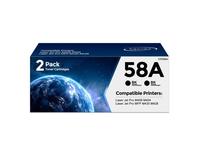 58A CF258A Toner Cartridge Black Compatible for HP 58A CF258A High Yield Toner Cartridge for HP LaserJet Pro M404n M404dn MFP M428fdw M428fdn.