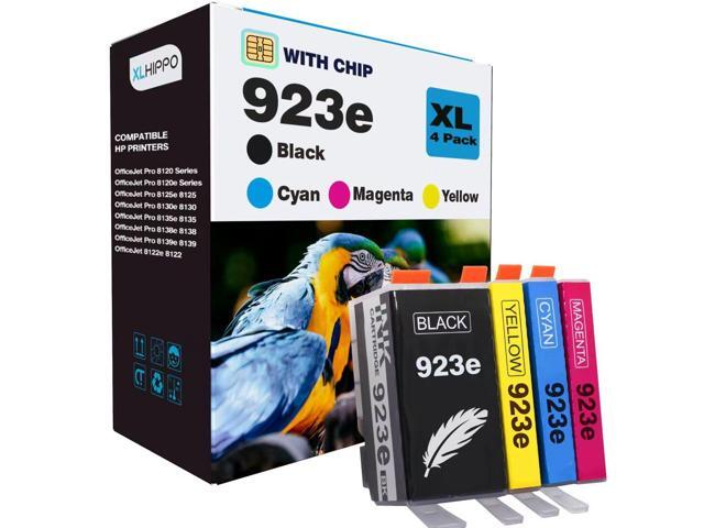 923e 923XL Ink Cartridges for HP Printers 8120e 8130e Series Replacement for HP 923e 923XL 923 Ink Cartridges for OfficeJet Pro 8125e 8135e 8138e...
