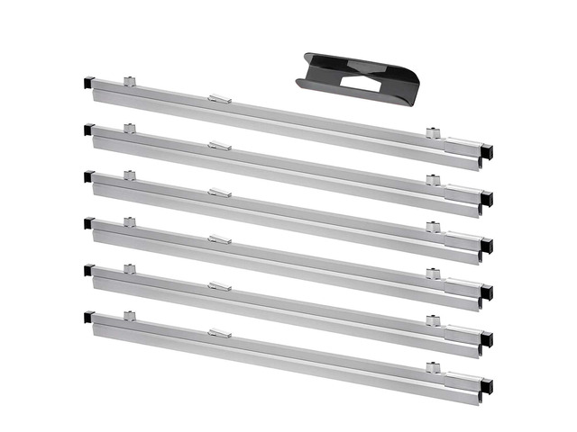 Adir Blueprint Clamp 24 Inches - Blueprint Clips, Blueprint Binding Strips, Architectural Blueprint Binders for Blue Print Organizers, Poster, Maps...