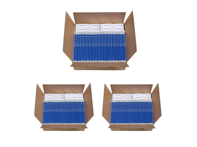 Norica #2 HB Pencils, 432 Pencils + 36 Erasers, 3 Pack 144 Pre-Sharpened Pencil + 12 Erasers Per Pack, Bulk School Supplies Set, Break-Resistant...