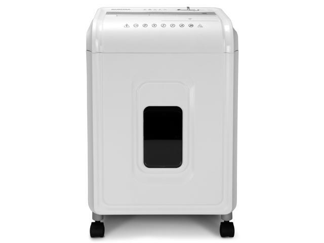 Anti-Jam 12-Sheet Cross-Cut Paper/CD and Credit Card Shredder with 4 Gallon Pullout Basket/Security Level P-4