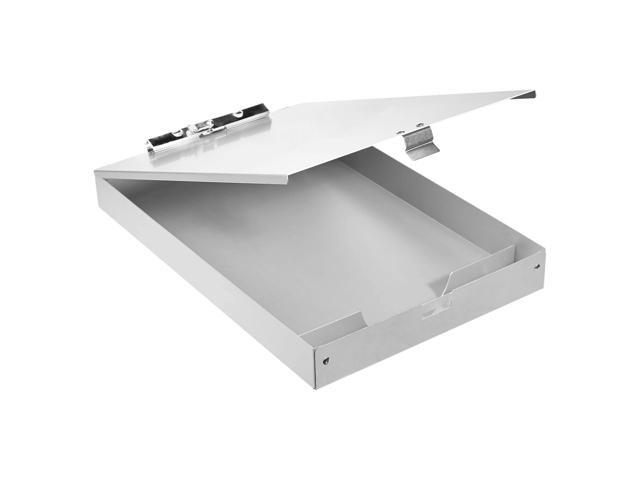 Aluminum Storage Clipboard - 14' x 9', Two-Tier, Standard Clip, 8-Pack, Silver