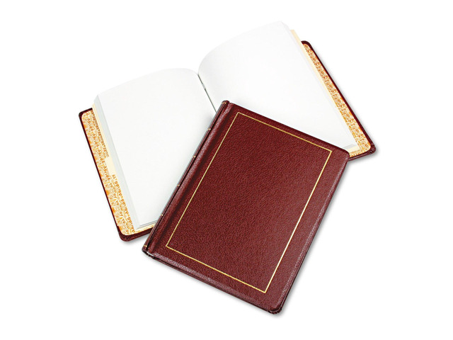 Corporate Minute Book, Letter Size 8.5 x 11 Inches, 125 Pages/250 Sides, Red (W0396-11)