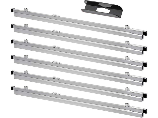 Adir Blueprint Clamp 30 Inches - Blueprint Clips, Blueprint Binding Strips, Architectural Blueprint Binders for Blue Print Organizers, Poster, Maps...