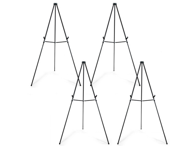 70' Adjustable Aluminum Display Easel Stand, Holds 20 lbs Versatile Tripod Easel for Artistic Presentations, Lightweight and Sturdy for Art...