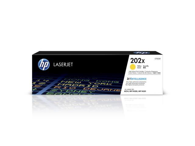 202X Yellow High-Yield Toner Cartridge Printers Works with Color LaserJet Pro M254, Color LaserJet Pro MFP M281 Series CF502X