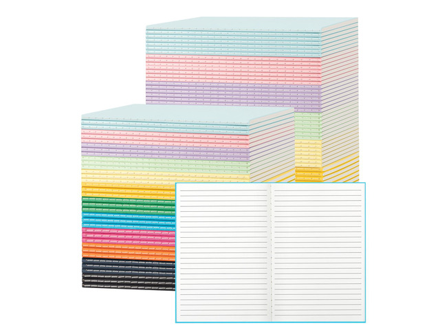 120 Pack Colorful Lined Notebooks for Writing, 8.3x5.5 Inch Journals Bulk Composition Books, 8.3x5.5 Inch, 60 Pages/30 Sheets Sketchbooks for...