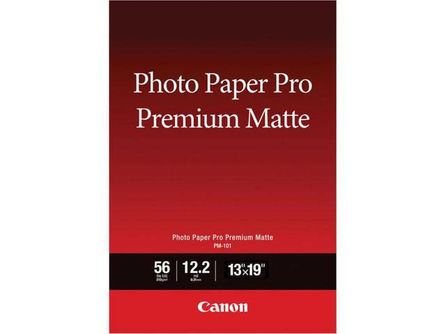 Ink Photo Paper, Pro Premium, Matte 13x19 (50 Sheets) (8657B010), White, A4