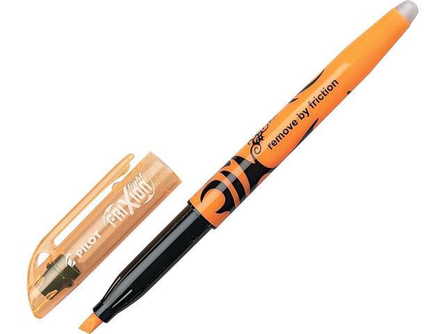 FriXion Light Erasable Highlighters, Chisel Tip,Orange Solid Highlighters - Ideal for School, Journaling, and Office Use 12 Count (Pack of 12)