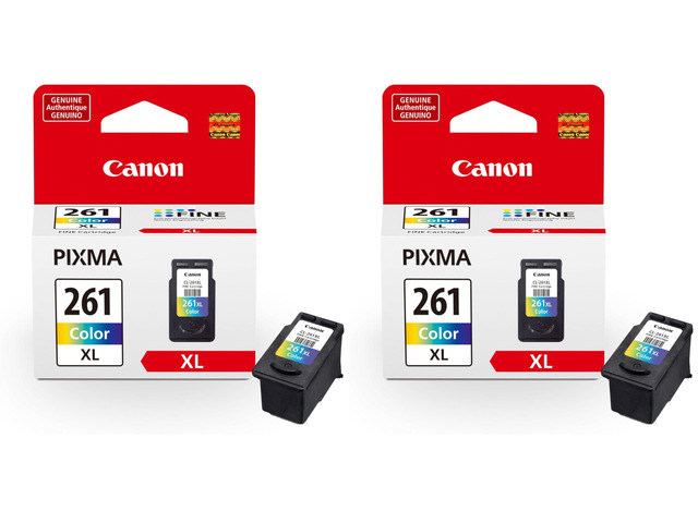 Ink CL-261XL Amr Printer Ink, Extra Large, Multi (Pack of 2)