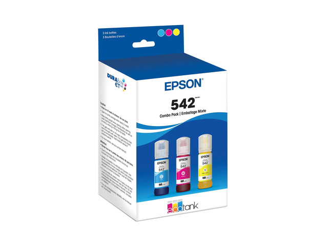 542 EcoTank Pro Ink Ultra-high Capacity Bottle Color Combo Pack (T542520-S) Works with ET-5150, 5170,5180, 5800, 5850, 5880, 16600, 16650