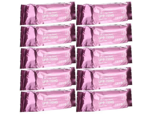 Ultrasound Paper UPP-110HG 10 Rolls,Ultrasound Thermal Print upp 110 high Gloss Film