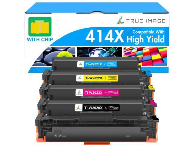 414X Toner Cartridges 4 Pack High Yield 414A for HP414X 414 M479fdw M454dw Compatible for HP Color LaserJet Pro MFP M479fdw M479fdn M479dw M454dw...