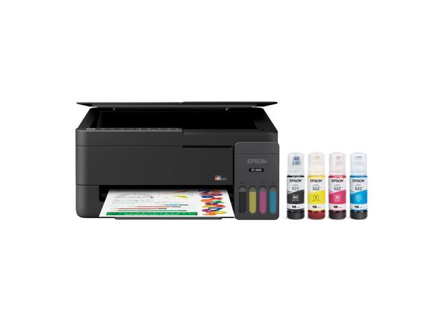 EcoTank ET-2410 Wireless All-in-One Color Supertank Printer with up to 3 Years of Ink, Refillable Tanks, Perfect for Home, 11 PPM, Built-in Scanner...