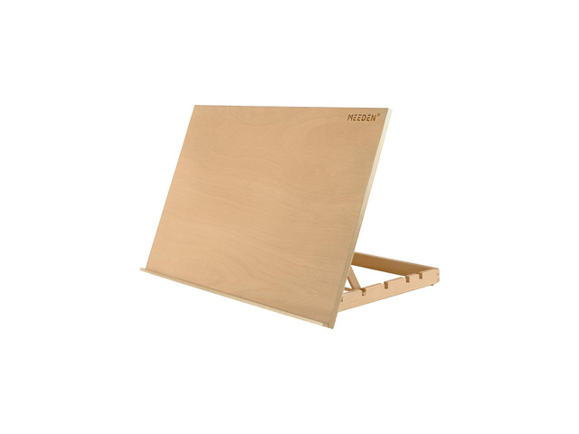 Extra Large(20'x 30') Wooden Tabletop Easel for Painting, 5-Position Adjustable Drawing & Sketching Board, Portable Beechwood Desktop Art Easel...